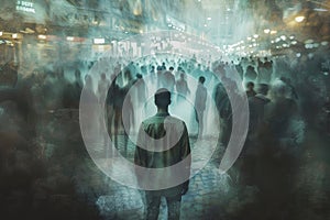 ignoring people concept,avoidant person