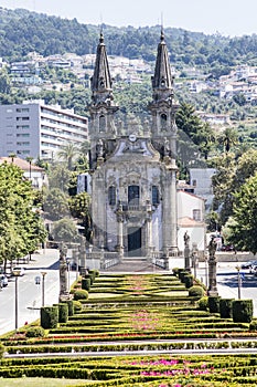Igreja de Nossa Senhora da ConsolaÃÂ§ÃÂ£o e Santos Passos church in Guimaraes - Portugal photo