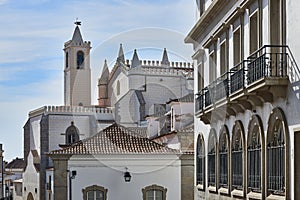 Igreja de Sao Francisco church. Evora, Portugal.
