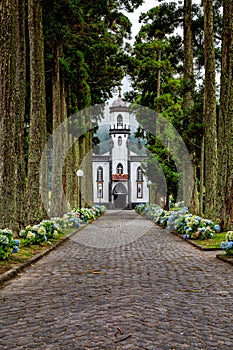 Igreja de SÃÂ£o Nicolau, Sete Cidades, SÃÂ£o Miguel Island, Azores, Portugal, Europe photo