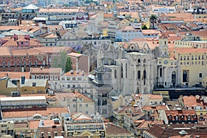 Igreja do Carmo and Santa Justa Elevator, Lisbon