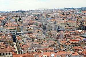 Igreja do Carmo and Santa Justa Elevator, Lisbon