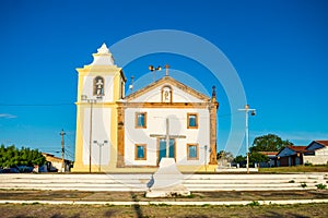 Igreja do Rosario Rosary Church built in XVIII century in Oeiras, Brazil