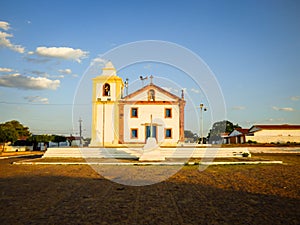 Igreja do Rosario Rosary Church in the historic center of Oeiras, Brazil