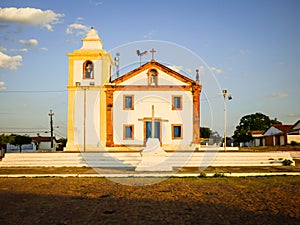Igreja do Rosario Rosary Church in the historic center of Oeiras, Brazil