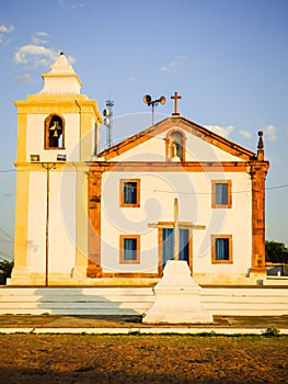 Igreja do Rosario Rosary Church in the historic center of Oeiras, Brazil