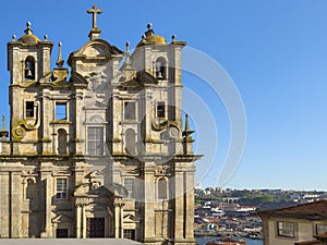 Igreja dos Grilos (Church of St. Lawrence) - Porto, Portugal. Built in 1577 in Baroque-Jesuit Mannerist style