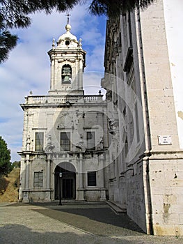 Graca Church and Convent in Largo da Graca Square. Lisbon, Portugal photo