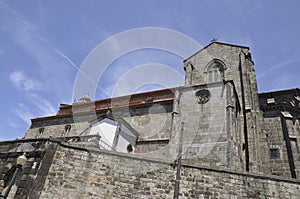 Igreja Sao Francisco Church from Praca do Infante D Henrique Square in Porto of Portugal