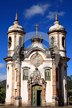 Igreja Sao Francisco de Assis church of Ouro Preto brazil