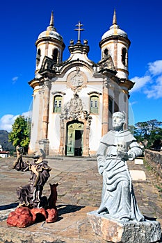 Igreja Sao Francisco de Assis church of Ouro Preto brazil