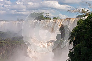 The Iguacu falls