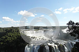 Iguacu waterfalls in Brasil is amazing place