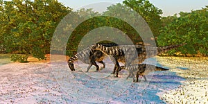 Iguanodon Hadrosaurs at Banyan Swamp