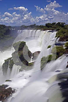 Iguassu Falls is the largest series of waterfalls on the planet photo