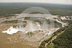 Iguassu Falls Aerial View photo