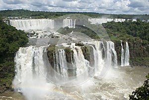 Iguassu Falls Argentina from Brazil