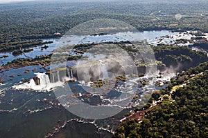 Iguassu Falls Canyon Argentina and Brazil photo