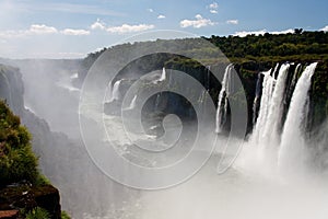 Iguassu Falls Canyon Argentina and Brazil