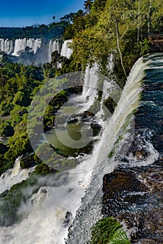Iguasu Falls close up