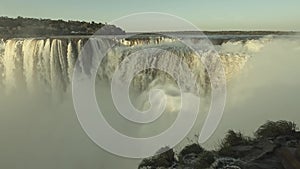 Iguaz Waterfalls, Argentina, Misiones province. Devil's Throat.