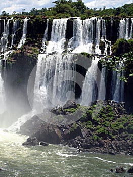 Un'altra bellissima veduta delle cascate di iguazu! ! ! a Misiones, in Argentina.