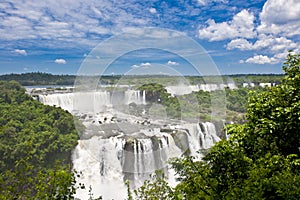 Iguazu Falls, waterfall and rainforest photo