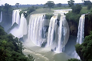 Iguazu Falls, Argentina,  Iguazu Falls is the largest series of waterfalls in the world