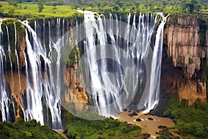 Iguazu Falls, Argentina,  The largest waterfall in the world