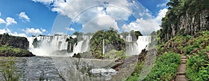 Iguazu Falls as seen from Argentina