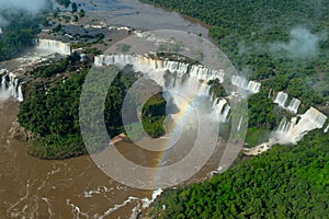 Iguazu Falls in the border of Argentina and Brazil