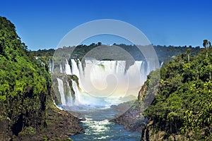 Iguazu Falls, on the Border of Brazil, Argentina and Paraguay photo