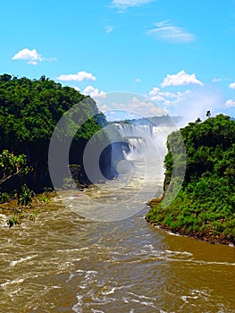 The Iguazu Falls IguaÃ§u or Iguassu