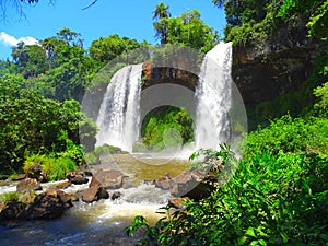 The Iguazu Falls IguaÃ§u or Iguassu