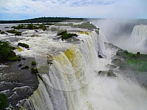 The Iguazu Falls IguaÃ§u or Iguassu