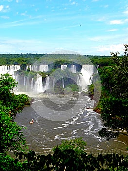 The Iguazu Falls IguaÃ§u or Iguassu