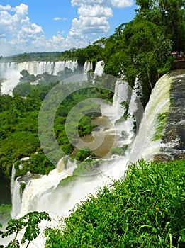The Iguazu Falls IguaÃ§u or Iguassu