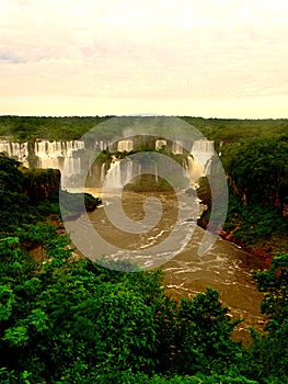 The Iguazu Falls IguaÃ§u or Iguassu