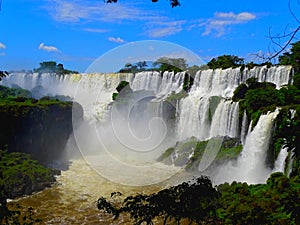 The Iguazu Falls IguaÃ§u or Iguassu