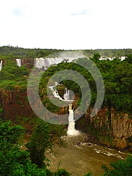 The Iguazu Falls IguaÃ§u or Iguassu