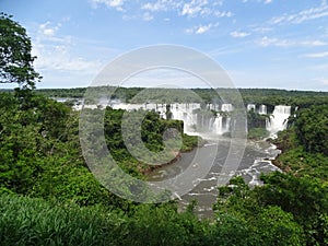 The Iguazu Falls IguaÃ§u or Iguassu