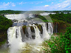 The Iguazu Falls IguaÃ§u or Iguassu
