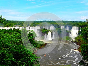 The Iguazu Falls IguaÃ§u or Iguassu