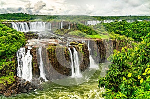 Iguazu Falls, the largest waterfall in the world, South America