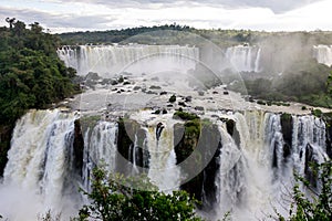 Iguazu falls in the national Park