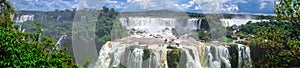 Iguazu falls panorama photo