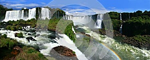 Iguazu Falls panoramic photo