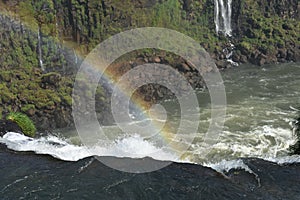Iguazu Falls rainbow photo