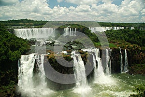 Iguazu Falls seen from Brazil