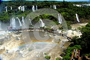 The Iguazu Falls - View from Brazil side photo